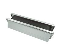 Timco - Intumescent Letterbox - Satin Anodised Aluminium - Silver Frame (Size 272 X 70 - 1 Each)