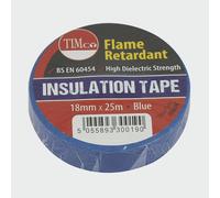 Timco ITBLUE Pvc Insulation Tape - Blue 25M X 18Mm Roll Pack 10
