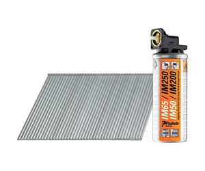 TIMco ITW Paslode F16 x 63mm Angled Brad Nails for IM65A & IM250A - Galv (20, Silver