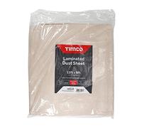 TIMCO Laminated Dust Sheet - 12ft x 9ft - Perfect for Professional and DIY Projects