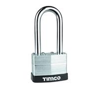TIMCO Laminated Padlock - Long Shackle - 50mm