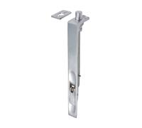 Timco Lever Action Flush Bolt - Satin Chrome (Size 200 x 19mm - 1 Each) in Silver Timco Silver