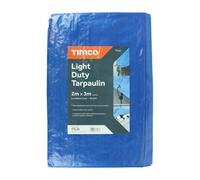 Timco Light Duty Tarpaulin Blue - 2 X 3M