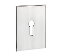Timco Lock Profile Self-Adhesive Escutcheon - Oblong - Polished Stainless Steel TIMpac 1 200027P
