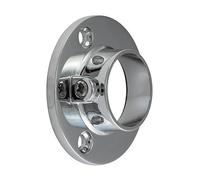 Timco Locking End Sockets - For Round Tube - Polished Chrome TIMpac 2 204005P