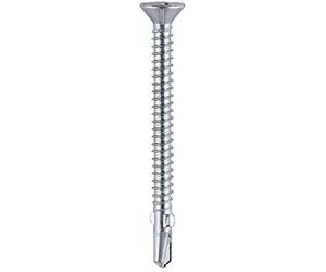 TIMco LW50B BZP Wing Tip No.3 Self-Drilling Screw 5.5 x 50 - Zinc (Bag of 150)