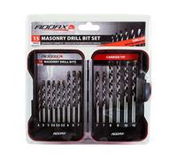 Timco M15SET Masonry Drill Bit Set 15Pc Case 15