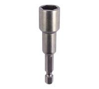 Timco Magnetic Socket Driver Bit - Hex (Size 11 x 65 - 1 Each) in Silver Timco Silver