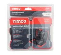 Timco - Masonry Drill Bit Set (Size 15Pcs - 15 Pieces)