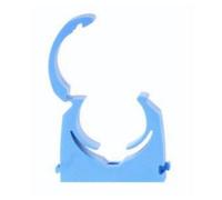 Timco Mdpe Hinged Pipe Clips Blue Easy Insallation Plumbing 20mm 10 Pack