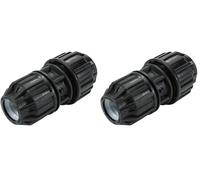 TIMCO MDPE Pipe Fittings Imp/Metric Coupler - 1/2" x 25mm (Pack of 2)