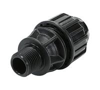 TIMCO MDPE Pipe Fittings Male Adaptor - 20mm x 1/2"