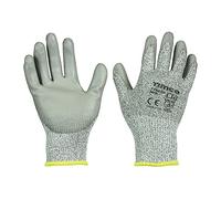 Timco - Medium Cut Gloves - PU Coated HPPE Fibre with Glass Fibre (Size Medium - 1 Each)