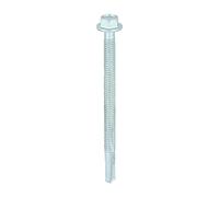 TIMCO Metal Construction Heavy Section Screws - Hex - Self-Drilling - Exterior - Silver Organic (Size 5.5 x 80-100 Pieces)