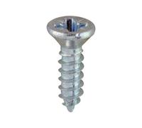 Timco - Metal Tapping Screws - Pz - Countersunk - Self-Tapping - Zinc (Size 8 X 1/2 - 200 Pieces)