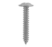 Timco Metal Tapping Screws - PZ - Flange - Self-Tapping - A2 Stainless Steel in Silver Timco Silver