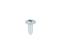Timco - Metal Tapping Screws - PZ - Flange - Self-Tapping - Zinc (Size 8 x 1/2-200 Pieces)