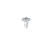 Timco Metal Tapping Screws - Pz - Flange - Self-Tapping - Zinc Box 200 00838CFAZS