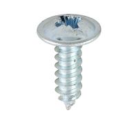 Timco Metal Tapping Screws - PZ - Flange - Self-Tapping - Zinc in Silver Timco Silver