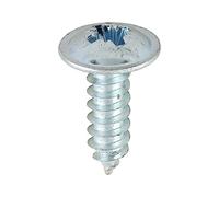 Timco - Metal Tapping Screws - PZ - Flange - Self-Tapping - Zinc (Size 8 x 1/2-200 Pieces)