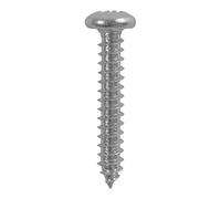 Timco Metal Tapping Screws - PZ - Pan - Self-Tapping - A2 Stainless Steel in Silver Timco Silver