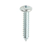 Timco - Metal Tapping Screws - Pz - Pan - Self-Tapping - Zinc (Size 12 X 1 - 200 Pieces)