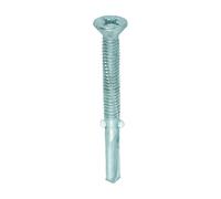 Timco Metal Timber to Heavy Section Screws Countersunk Wing-Tip in Silver Timco Silver