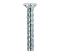 Timco Metric Threaded Machine Screws - PZ - Countersunk - Zinc in Silver Timco Silver