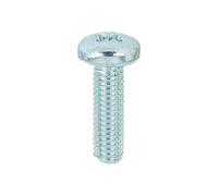 Timco - Metric Threaded Machine Screws - PZ - Pan Head - Zinc (Size M6 x 20-100 Pieces)