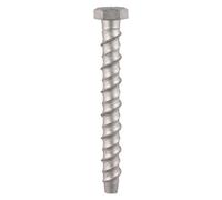 Timco MF1060 Multi-Fix Masonry Bolts - Hex - Exterior - Silver 10.0 X 60 Box 50