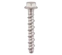 Timco MF6100 Multi-Fix Masonry Bolts - Hex Flange - Exterior - Silver 6.0 X 100 Box 100