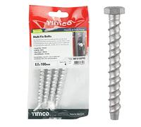 TIMco MF8100PRE Multi Fix Bolt Hex Head 8 x 100mm Bag of 4