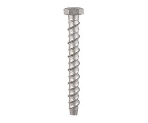 TIMco MF860B Multi-Fix Hex Head Bolt 8 x 60/M10 Silver Plating (Bag of 30)