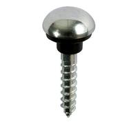 Timco Mirror Screws Dome Head Chrome - 8 X 1 1/4