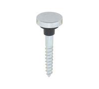 Timco Mirror Screws Flat Head Chrome - 8 X 1 1/4