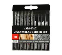 Timco Mixed Jigsaw Set Wood & Metal Cutting High Carbon Steel & Hss Blades - Mixed