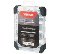 TIMCO Mixed Tray of Washers - Zinc - 291pcs