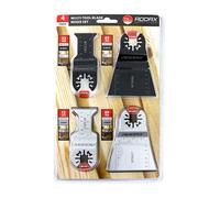 Timco MT4PSET Multi-Tool Blade Sets - 4 Piece Set Mixed Blister Pack 1