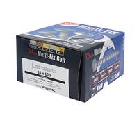 Timco MF8100C Multi-Fix Masonry Bolts - Countersunk - Exterior - Silver 8.0 X 100/M10 Box 50