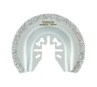 Timco Multi-Tool Radial Blade For Tiles Diamond Carbide Grit Carbon Steel - Dia.65mm