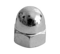Hexagon Dome Nuts Stainless Steel M6 Pack of 10