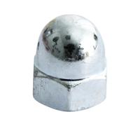 Timco ND6Z Hex Dome Nuts - Zinc M6 Box 200