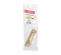 Timco - Necked Barrel Bolt - Polished Brass (Size 100 x 25mm - 1 Each)