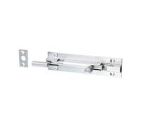 Timco Necked Barrel Bolt Satin Chrome - 100 X 25mm