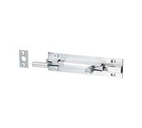 Timco - Necked Barrel Bolt - Satin Chrome (Size 100 x 25mm - 1 Each)