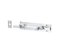 Timco Necked Barrel Bolt - Satin Chrome (Size 100 x 25mm - 1 Each) in Silver Timco Silver
