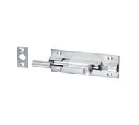 Timco - Necked Barrel Bolt - Satin Chrome (Size 75 X 25mm - 1 Each)