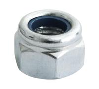 Timco NP10Z Nylon Nuts - Type P - Zinc M10 Box 100