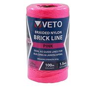TIMCO Nylon Brick Line Pink - 1.5mm x 100m