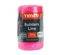 Timco Nylon Builders Line Pink - 1.5mm X 100M